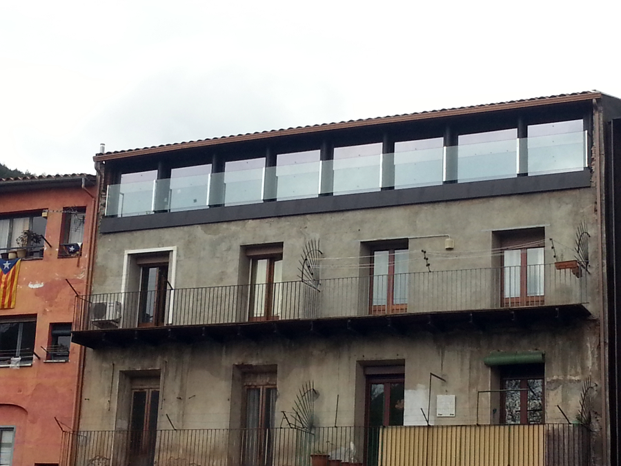 Vista frontal Atico en Ripoll