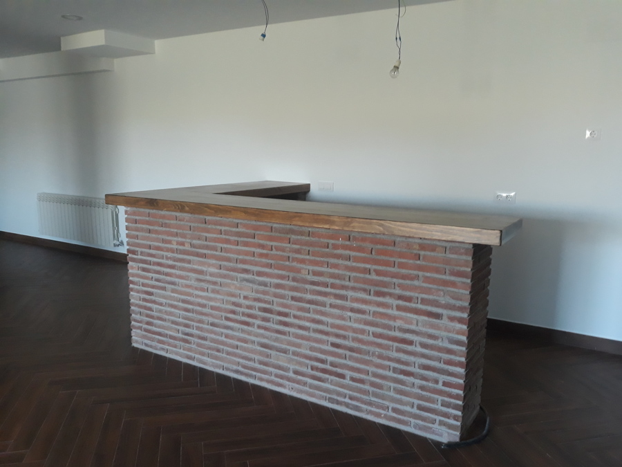 Vista frontal barra bar