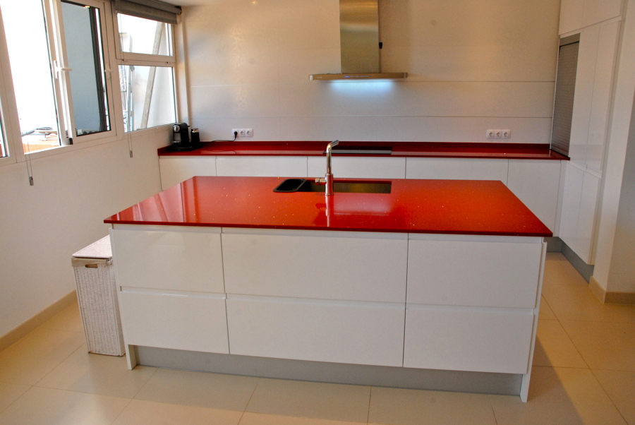 Vista frontal cocina