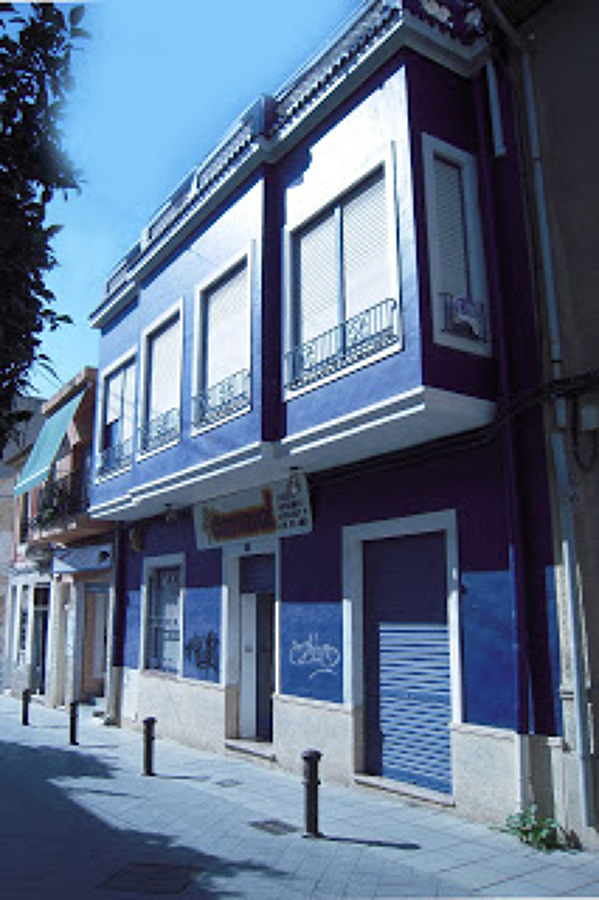 Vista general de la fachada actual