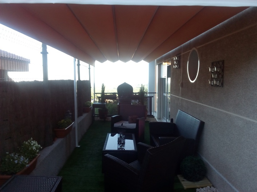 Vista general de la pérgola