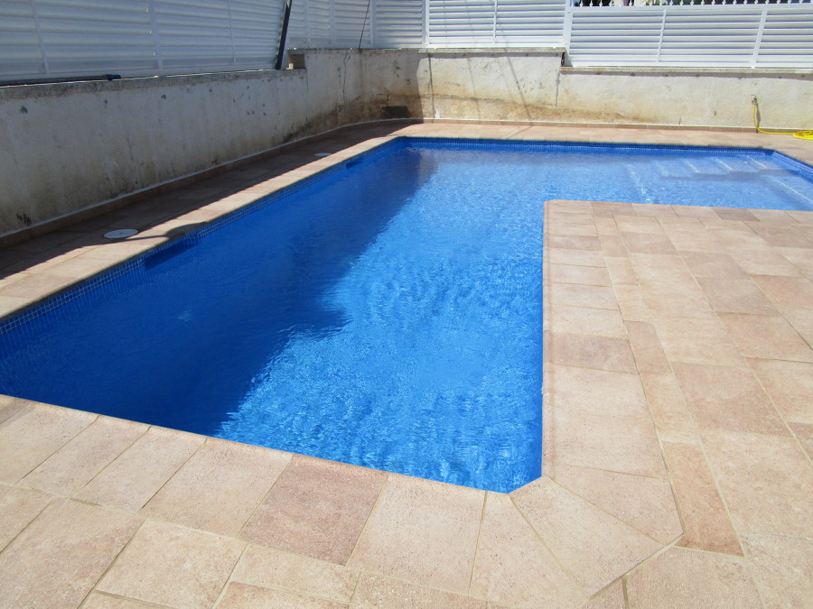 Vista general de la piscina