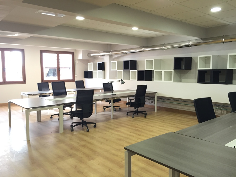 Vista general de la zona de trabajo