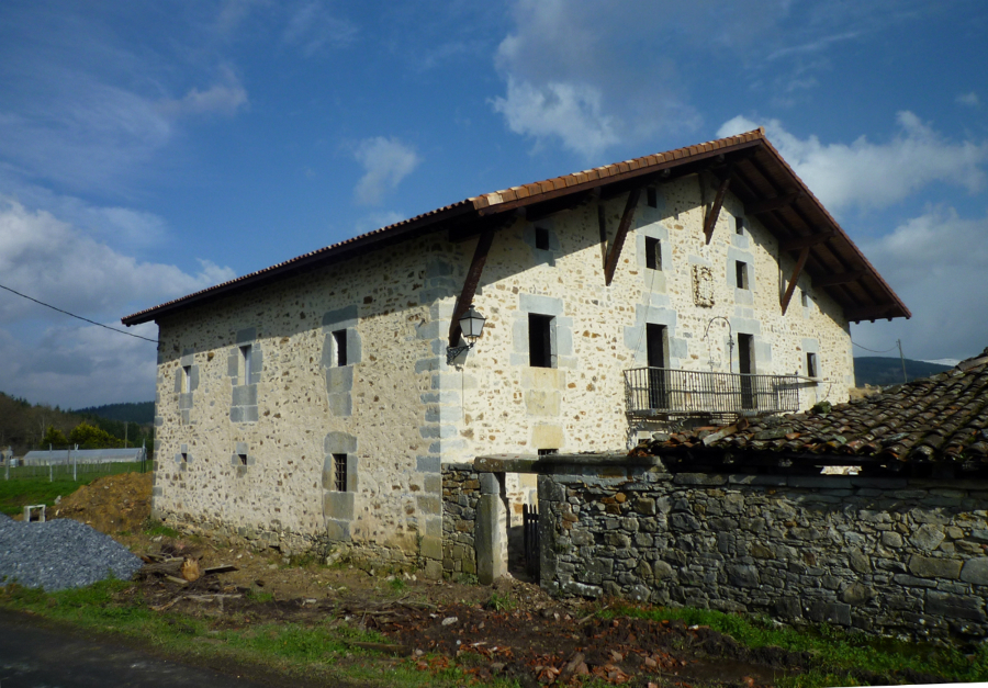 Vista general del caserío.