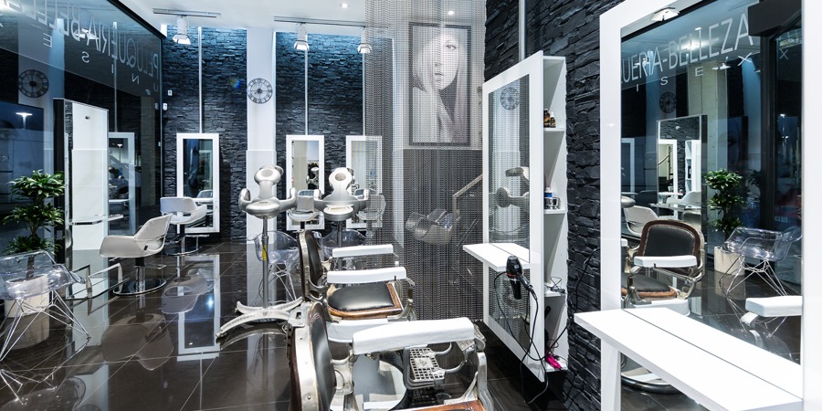 Vista general del la peluquería