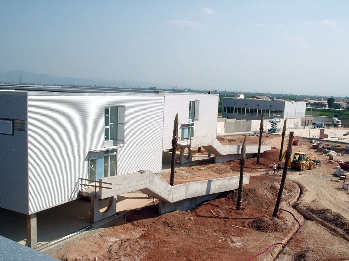 VISTA GENERAL INSTITUTO ESO Y FP ALGINET (VALENCIA).