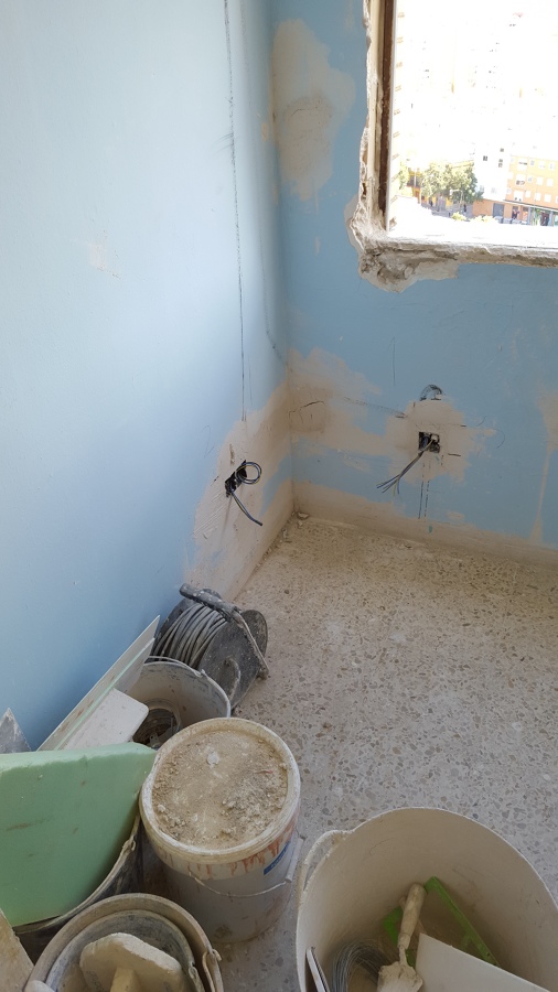 Vista general, nueva instalación eléctrica