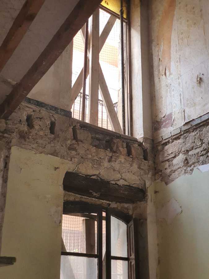 Vista hacia arriba ventana