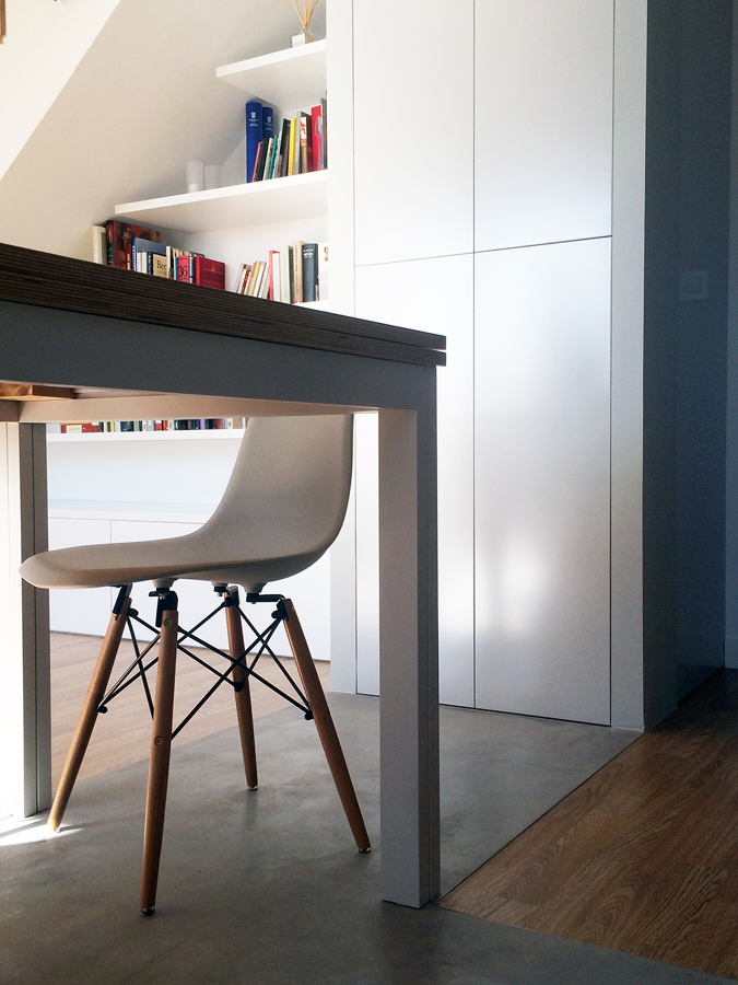 Vista hacia el armario