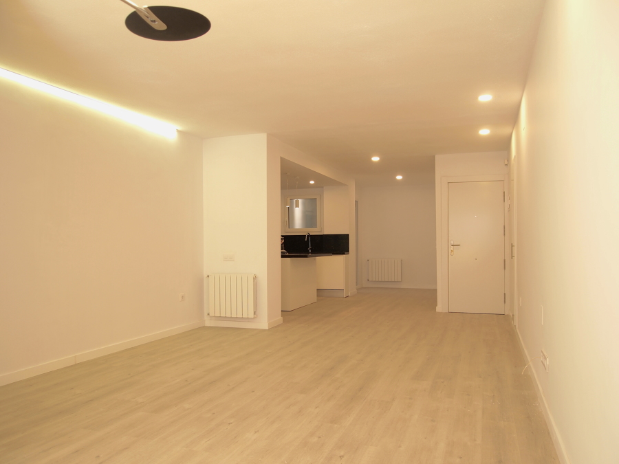 Vista hacia el espacio de cocina