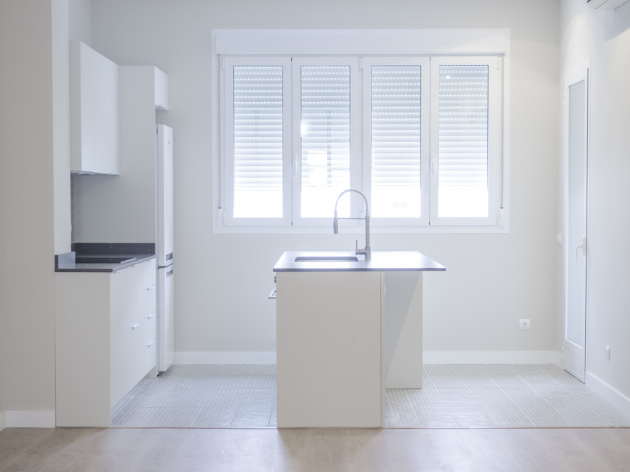 vista hacia la zona trasera de la vivienda