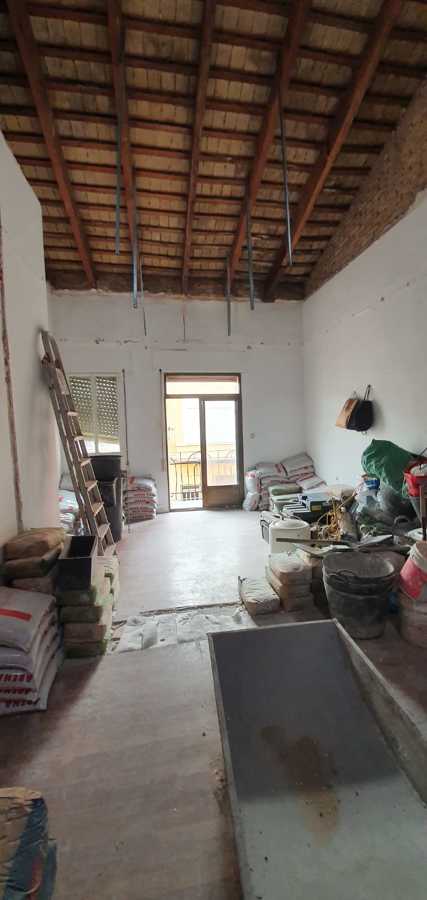 Vista interior antiguo dormitorio