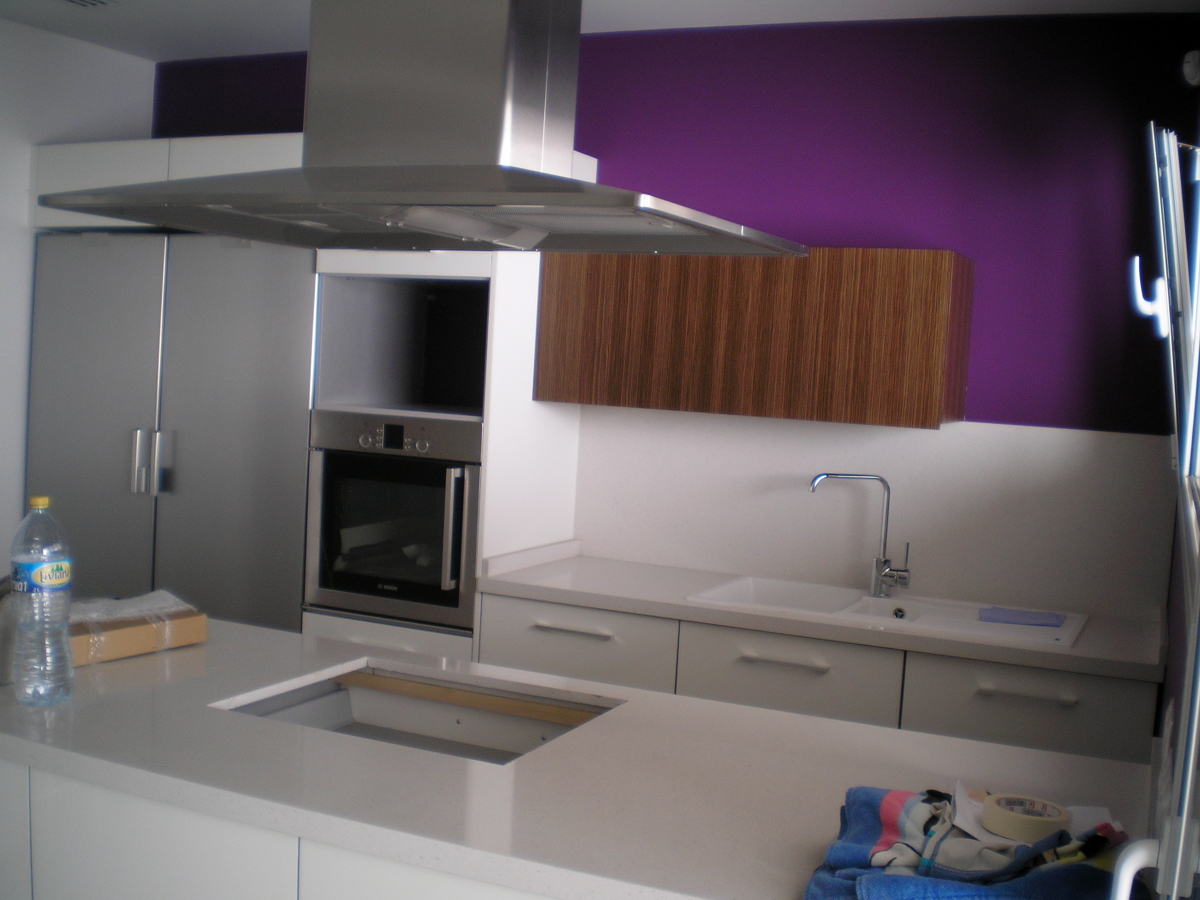 VISTA INTERIOR COCINA. FASE ACABADO FINAL