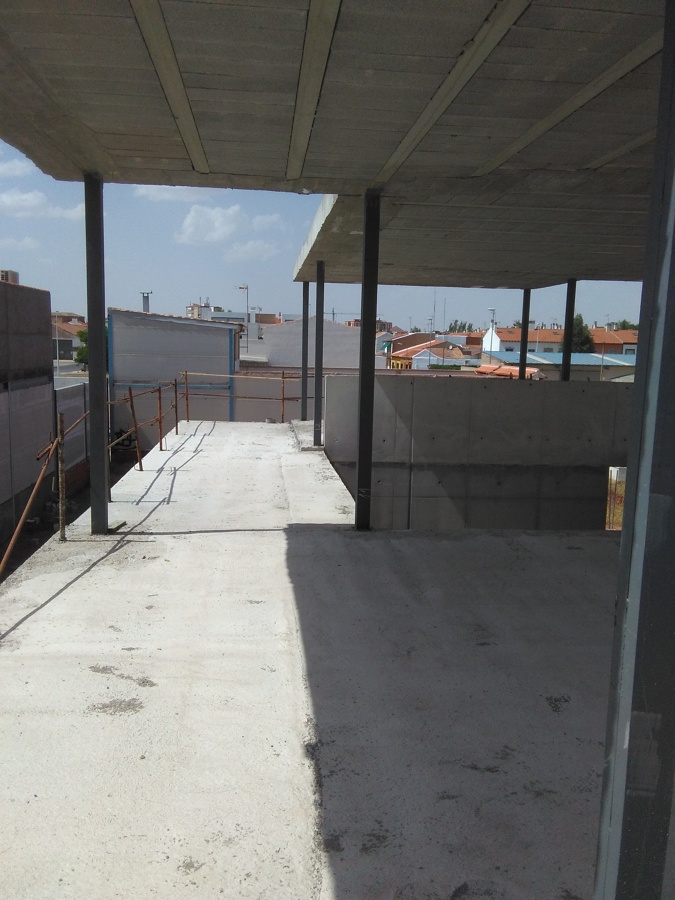 Vista interior de estructura