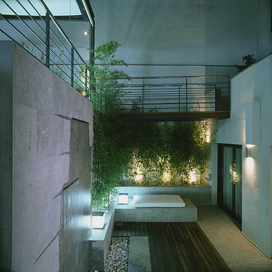 Vista nocturna planta baja 