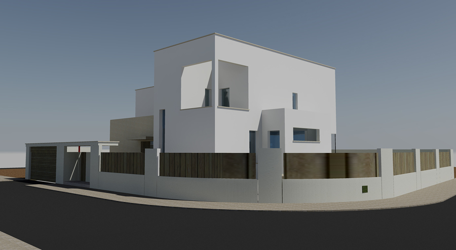 Vista Noroeste desde la esquina