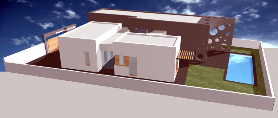 Vista norte Casa Patio