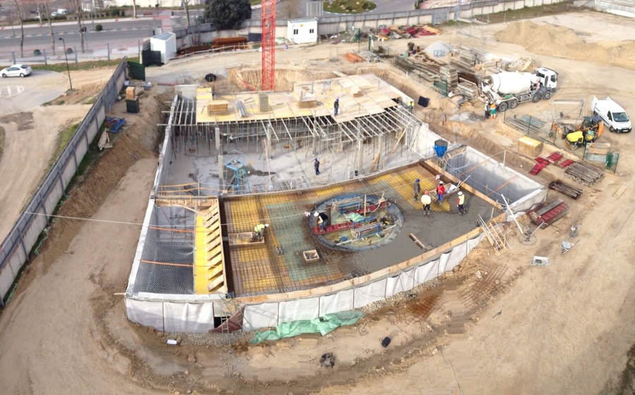 Vista obra panorámica