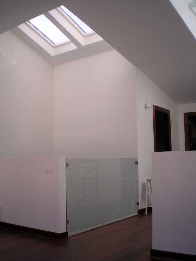 VISTA PATIO INTERIOR VIVIENDA.FASE ACABADO FINAL