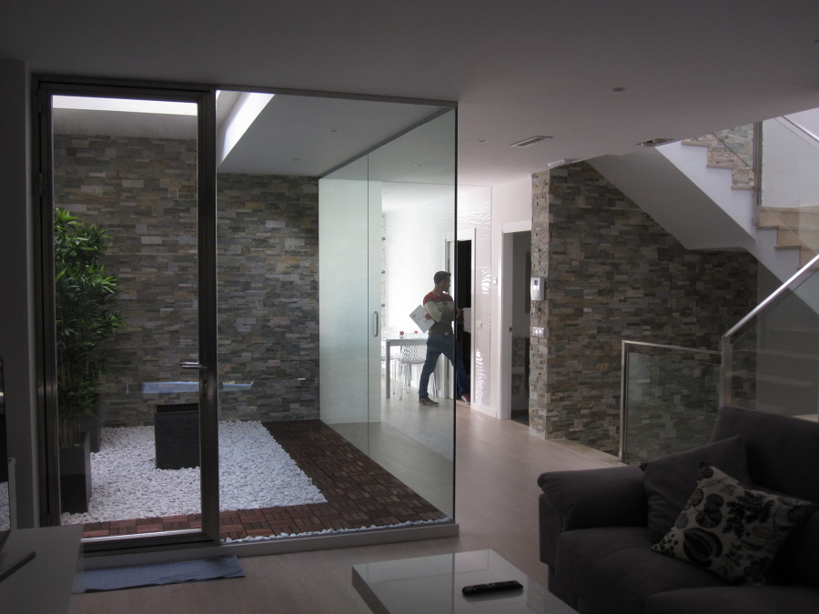 Vista patio japones.