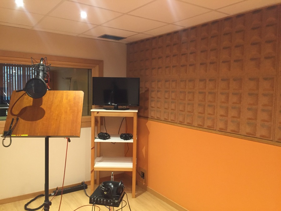Vista sala de doblaje 2