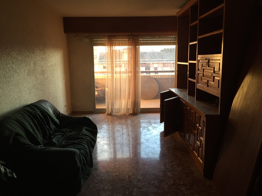 Vista salón antes de la reforma