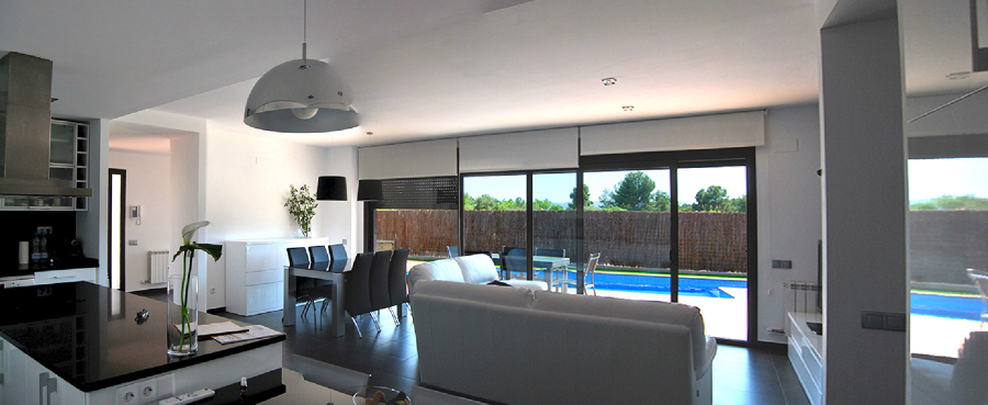 Vista salón-comedor