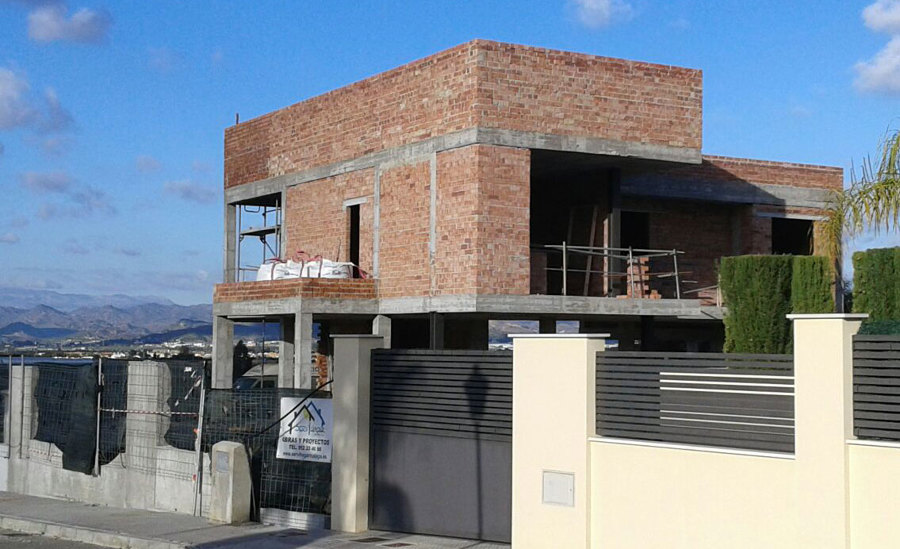 Vista Suroeste. En construccion