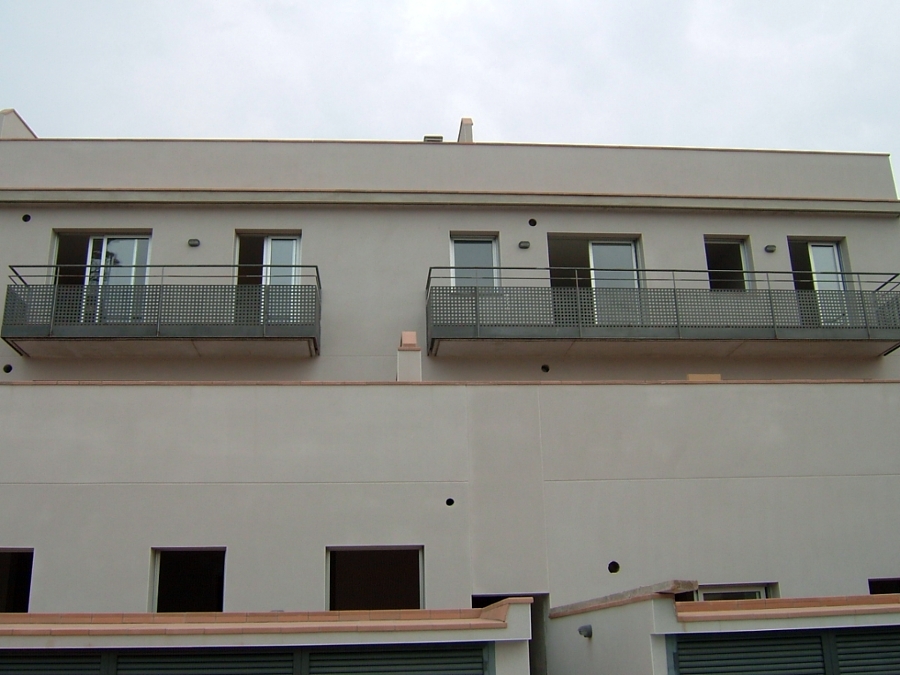 Vista trasera del edificio.