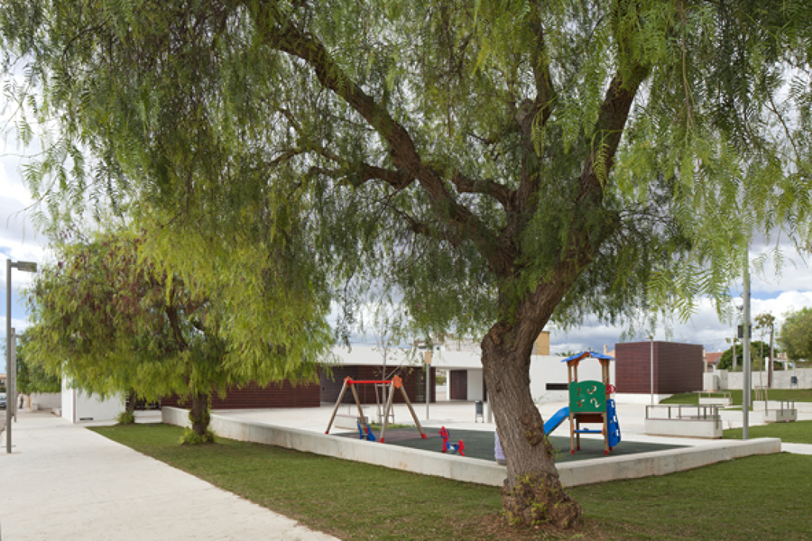 Vista zona juegos infantiles