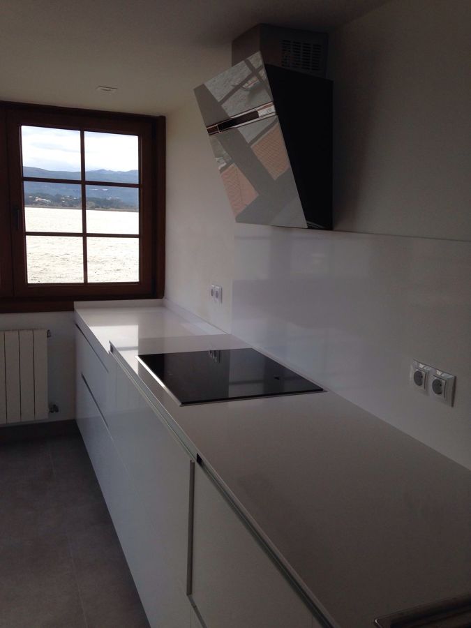 Vistas hacia la desembocadura del Miño desde la cocina de Ana