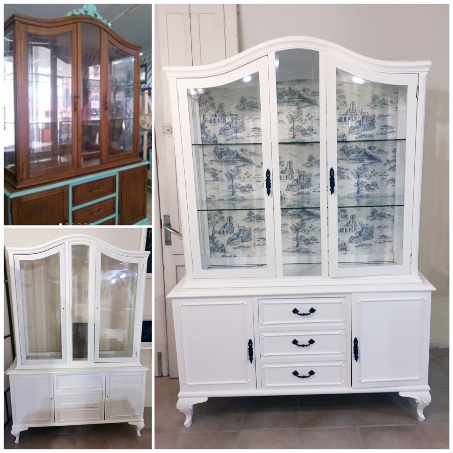 Vitrina restaurada y actualizada