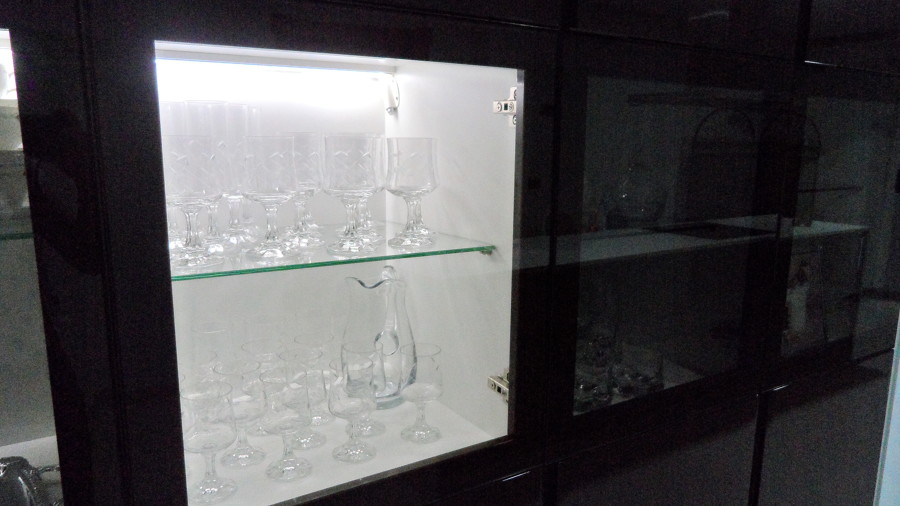 vitrinas integradas con sensor luz