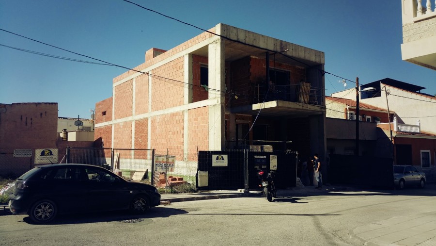 Vivienda en fase de Albañilería