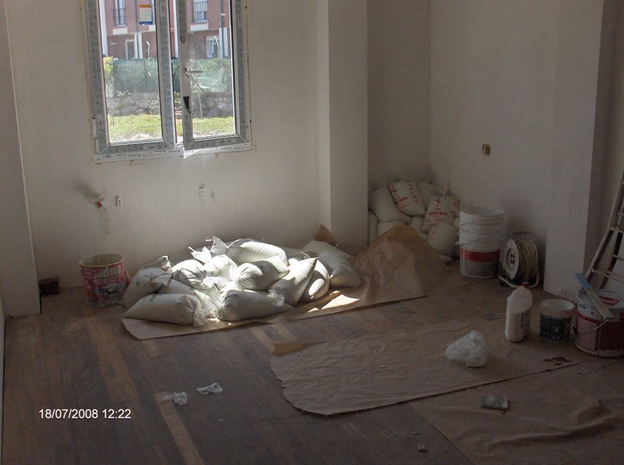 Vivienda pendiente de pintura