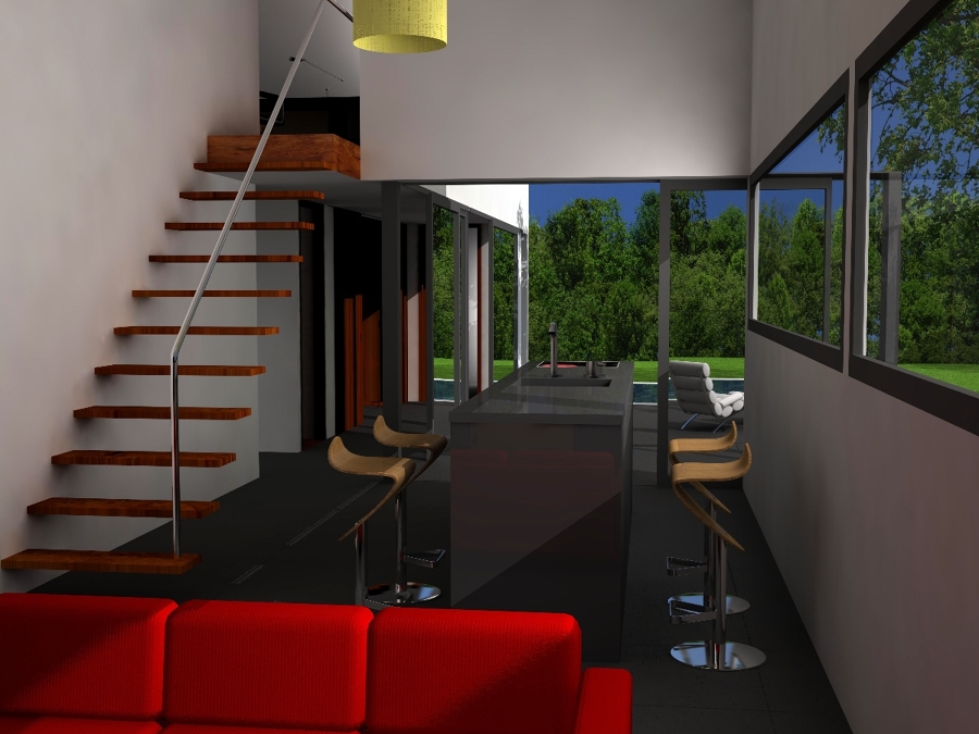 Vivienda rota salón-comedor