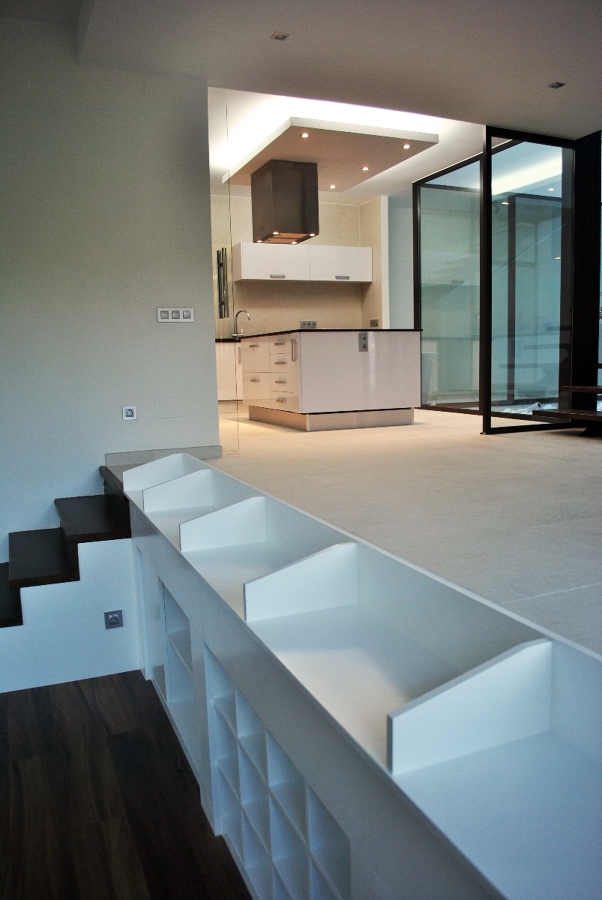 Vivienda Unifamiliar. Mueble separador