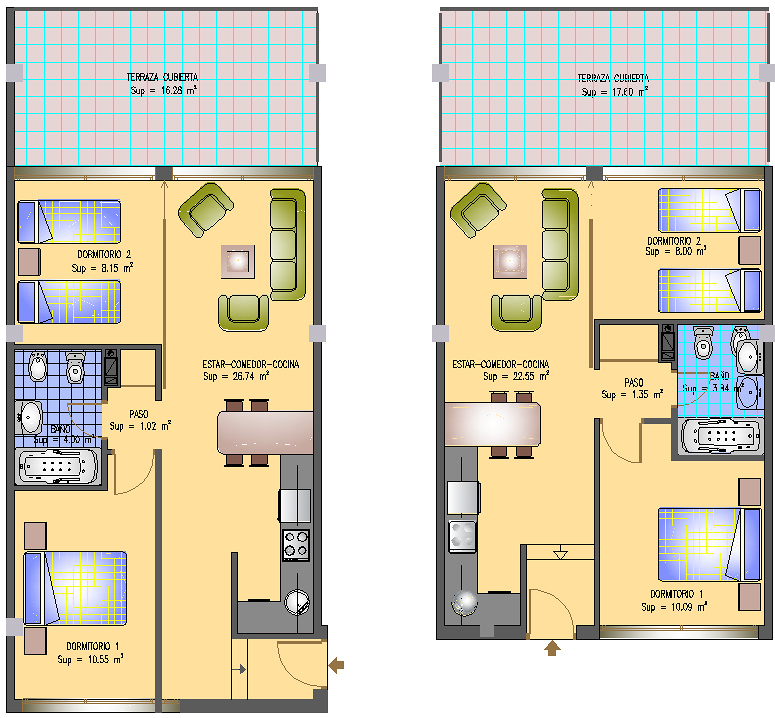 VIVIENDAS TIPO A y B