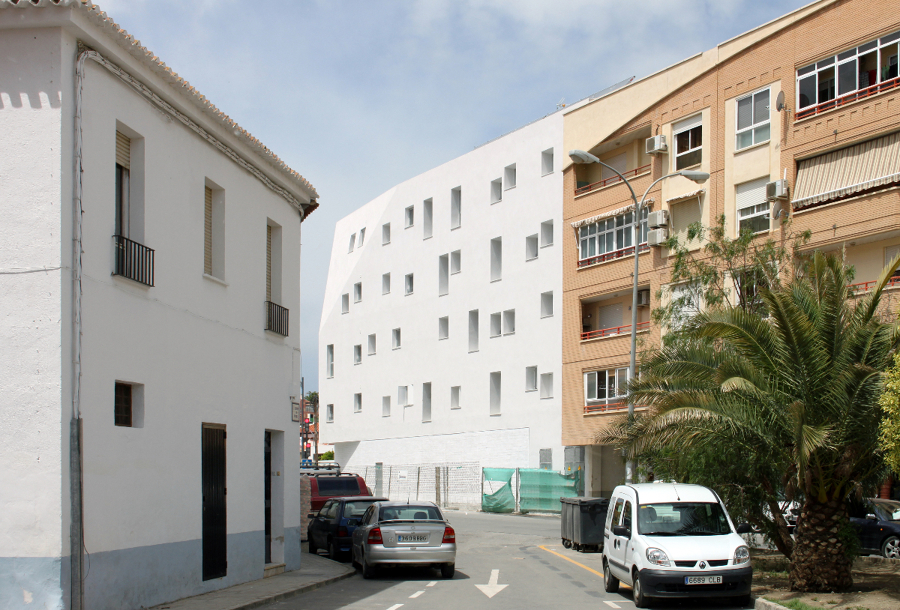 Viviendas VPO Guadix_Fachada Lateral