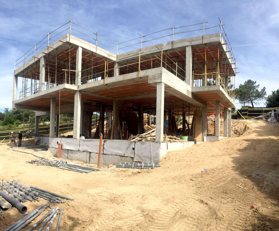 Volumen y estructura vivienda unifamiliar