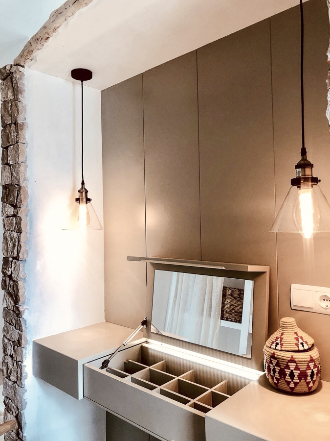 Wabi Sabi Madera y Microcemento