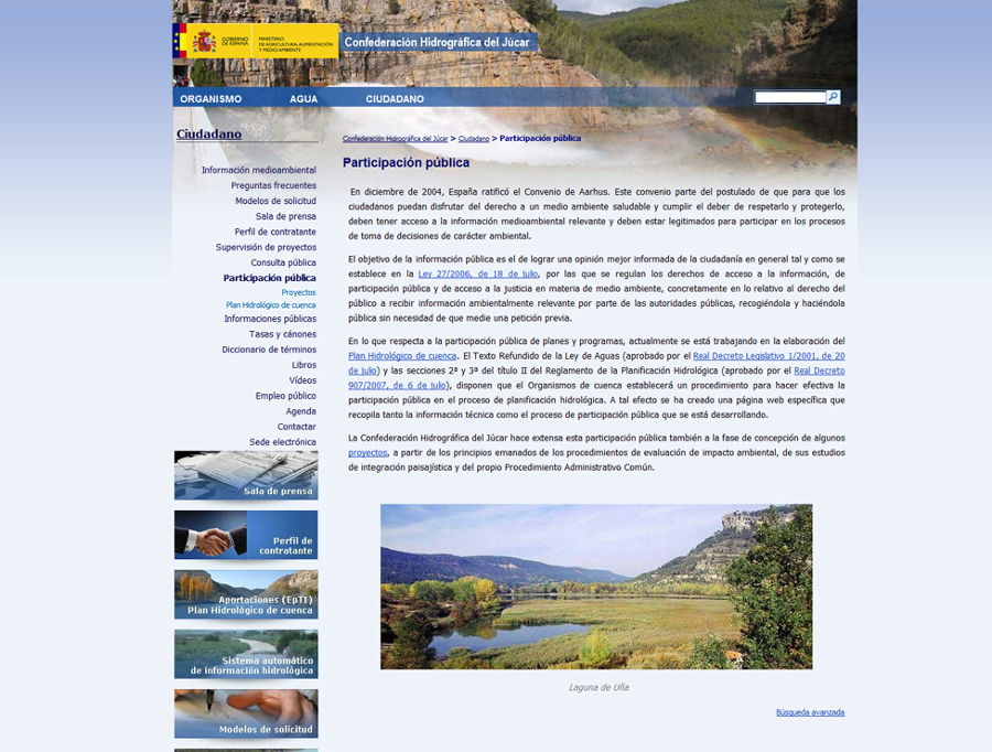 web participación pública