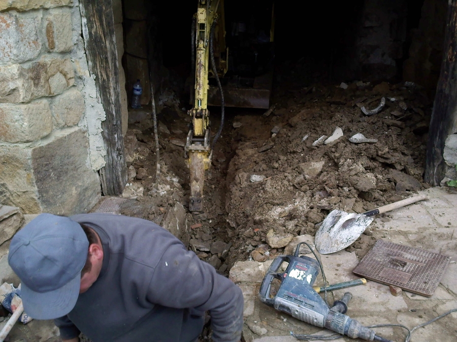 Zanjas para instalaciones