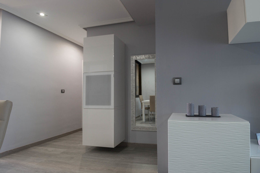 zona abierta entrada y salón