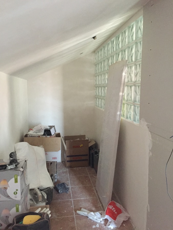 ZONA ARMARIOS DURANTE LA OBRA