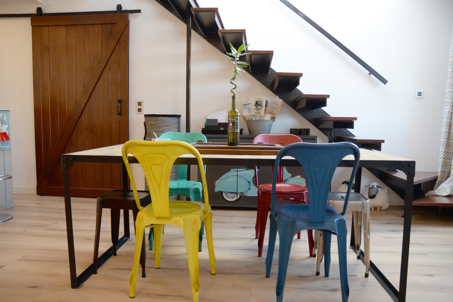 Zona comedor y acceso a terraza