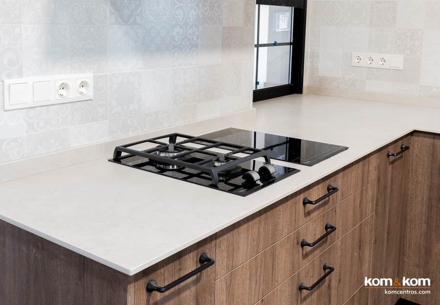 Zona de cocción mixta | Placa Cristal Gas + Placa de Inducción