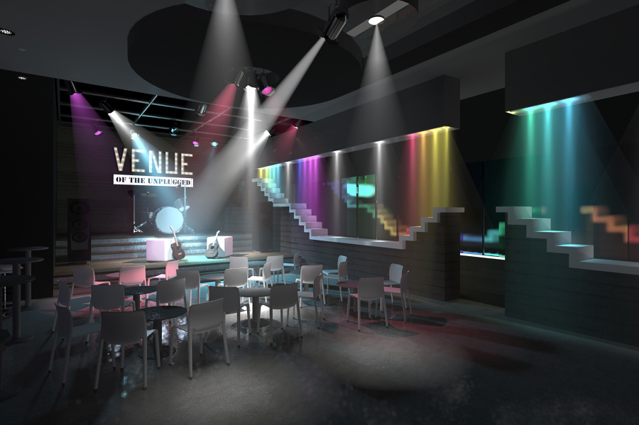 Zona de Concierto y Barra