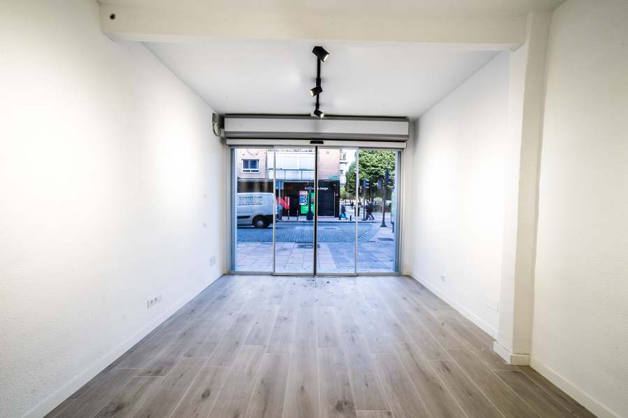 Zona de entrada al negocio