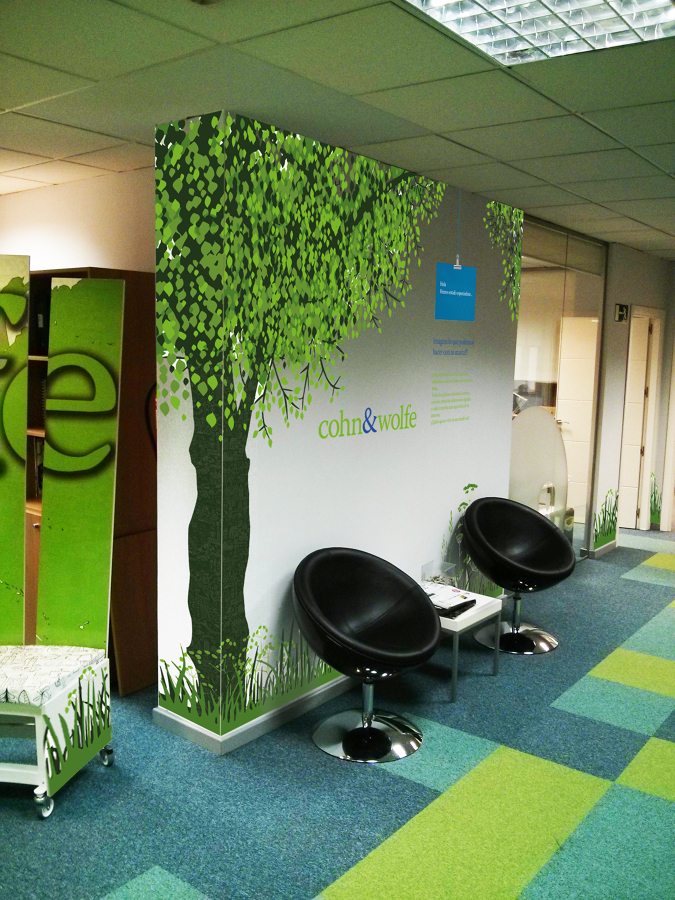 Zona de espera y acceso a administración